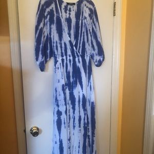 Lulus maxi tie dye dress